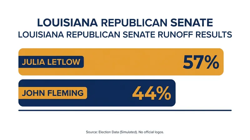 Julia Letlow defeated John Fleming by a comfortable margin in the June 27 runoff.