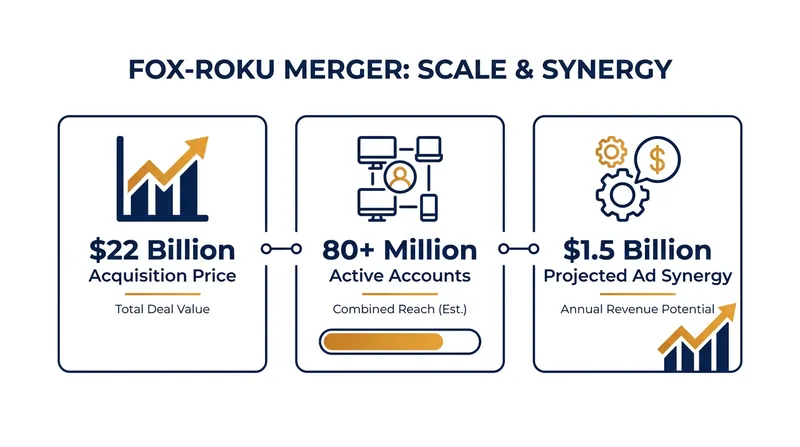 By the numbers: The scale of the Fox-Roku acquisition.
