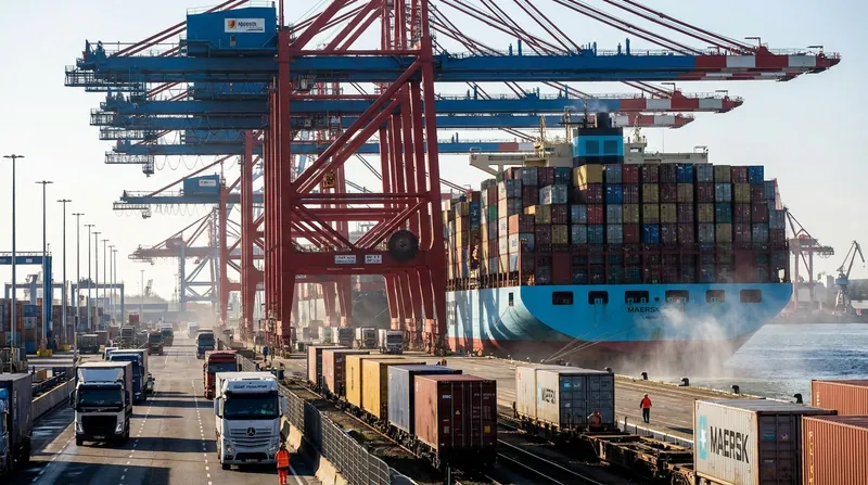 World trade volume growth is expected to slow to 2.8 percent as shipping routes face disruptions and higher fuel costs.