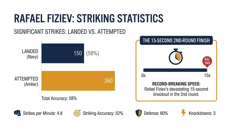 Fiziev's striking efficiency peaked in the brief second round.