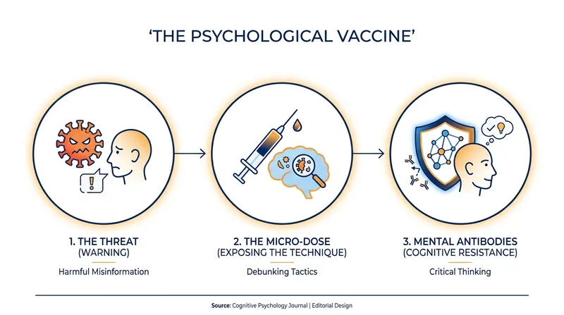 How psychological inoculation mirrors the medical model of vaccines.
