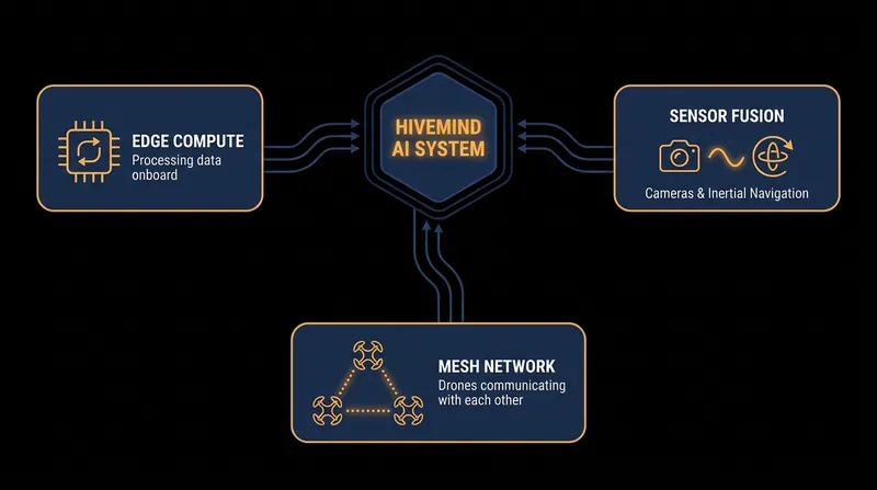 How Hivemind processes data at the edge to operate in GPS-denied environments.