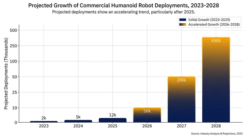 Standardized safety platforms are expected to unlock exponential growth in uncaged humanoid deployments.