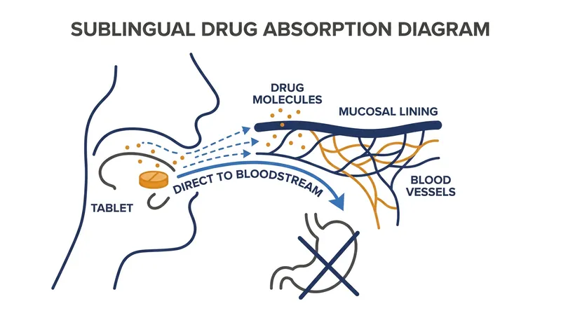 Sublingual administration allows the medication to bypass the digestive tract, where epinephrine is normally destroyed.