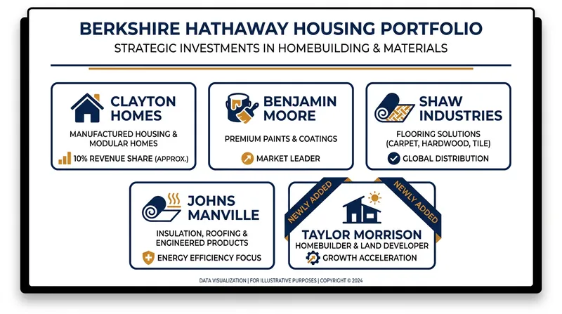 Taylor Morrison joins a massive housing and construction portfolio already owned by Berkshire Hathaway.