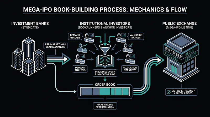 The book-building process allowed underwriters to gauge massive institutional demand before the stock hit the open market.