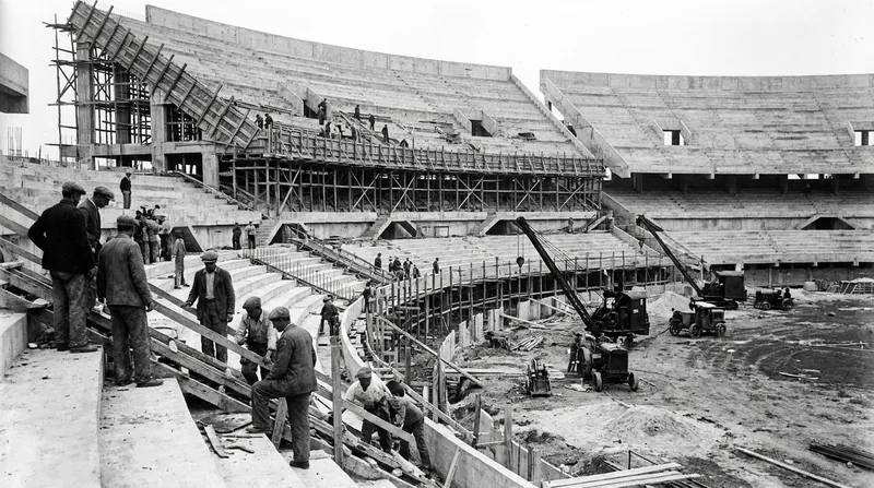 Uruguay's Estadio Centenario was built in just eight months to host the inaugural 1930 tournament.