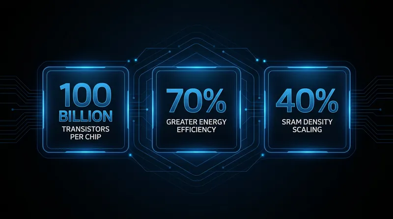 The sub-1nm node promises massive gains in both efficiency and memory density.