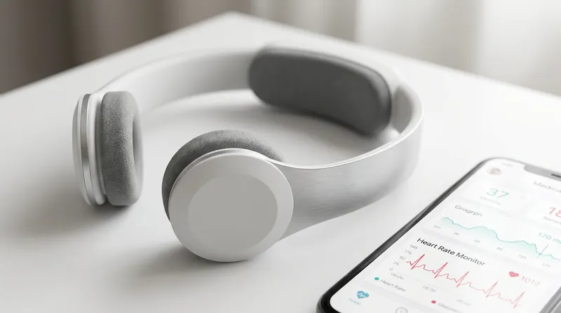 The headsets connect via Bluetooth to a smartphone app, which guides the patient through the 30-minute sessions and tracks adherence.