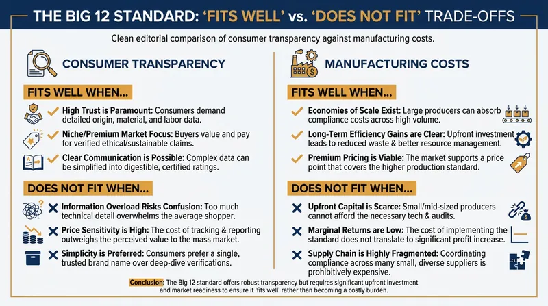 The trade-offs of transitioning to a comprehensive 12-allergen labeling standard.