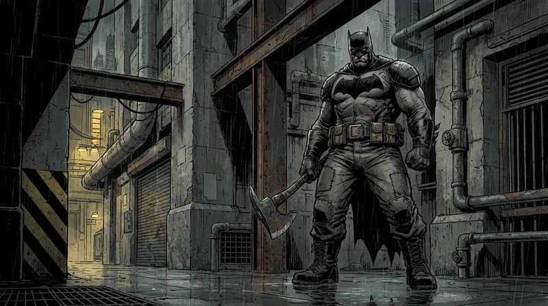 Absolute Batman reimagines Bruce Wayne as a working-class city engineer fighting a corrupt system from the ground up.