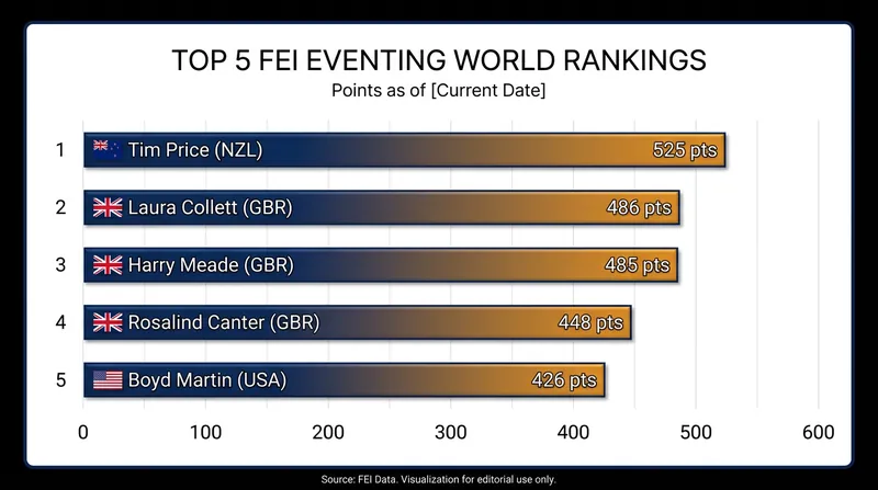 The race for World No. 1 is separated by less than 100 points among the top five riders.