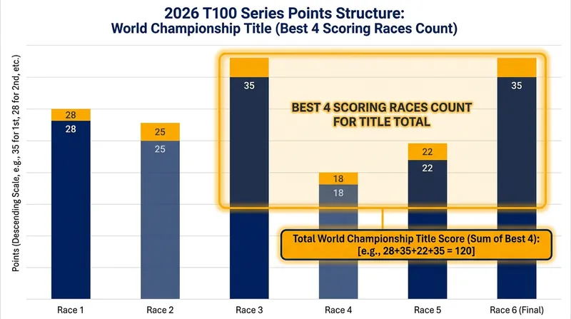 The condensed 2026 T100 calendar places immense pressure on athletes to secure points in their limited healthy starts.