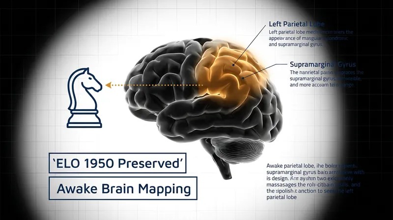 Surgeons at Bellvitge Hospital mapped the supramarginal gyrus to preserve a patient's chess abilities during tumor removal.