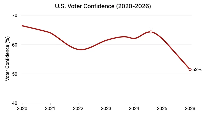 Overall confidence has returned to the volatile lows seen earlier in the decade.
