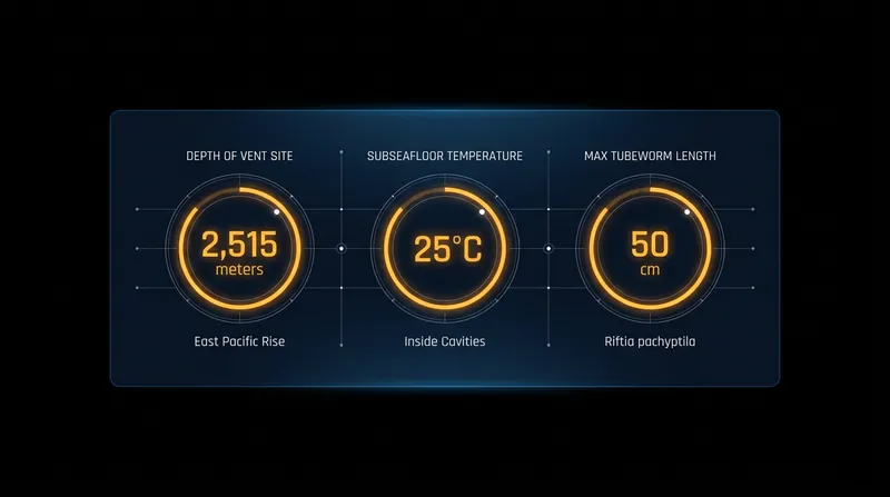 Key metrics from the East Pacific Rise subseafloor ecosystem.