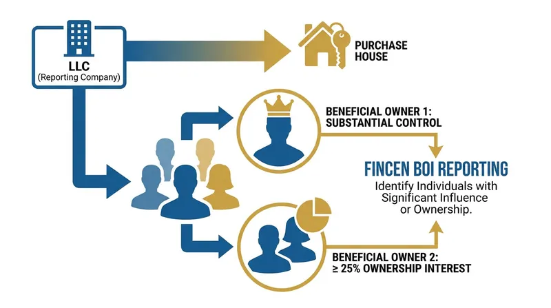 The rule requires disclosure of any individual who owns at least 25 percent of the purchasing entity or exercises substantial control.