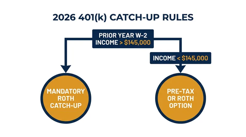 How the $145,000 income threshold dictates your catch-up contribution options.