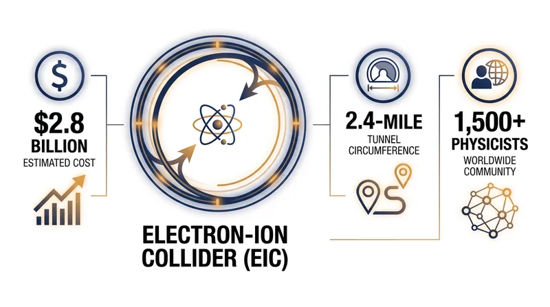 The EIC represents the largest investment in U.S. nuclear physics infrastructure in decades.