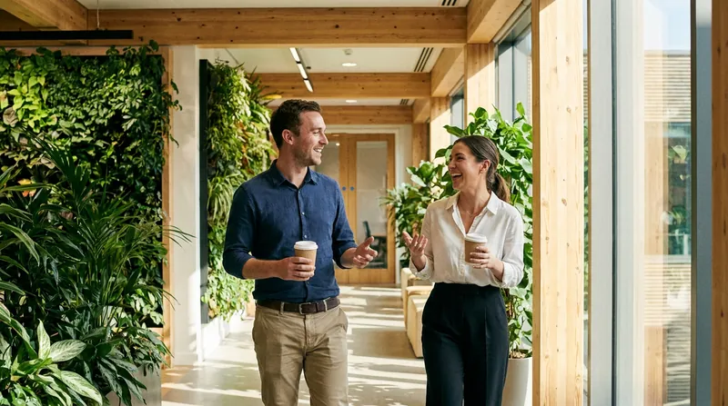 Forward-thinking companies are redesigning office layouts to encourage hourly physical displacement.