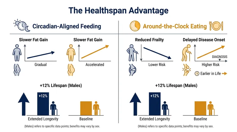 Key findings from the UT Southwestern Nature Aging study on time-restricted feeding.