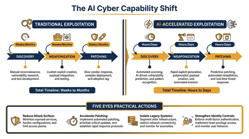 How frontier AI models are compressing the vulnerability lifecycle.