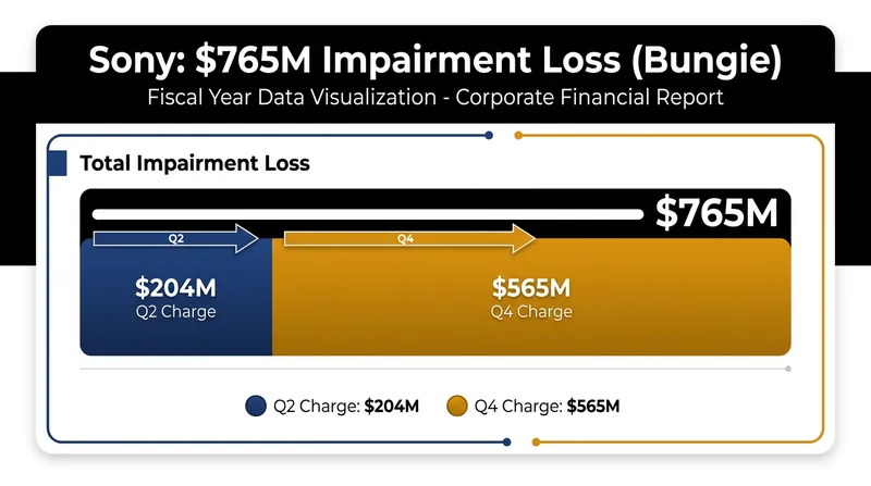 Sony recorded a massive write-down on its 2022 acquisition, driven by underperforming titles.