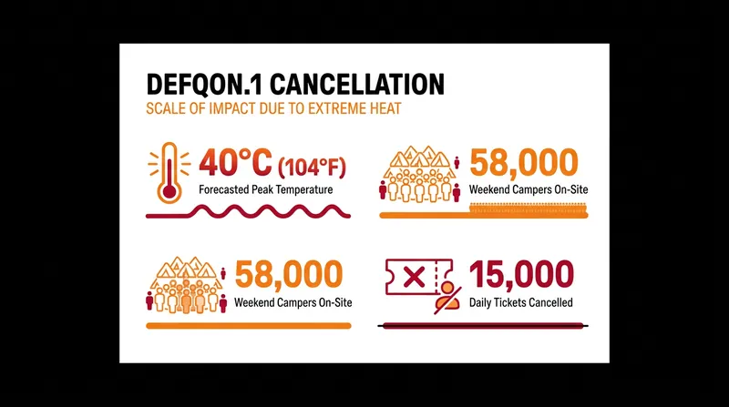The unprecedented Code Red warning forced organizers to manage tens of thousands of attendees already on site.