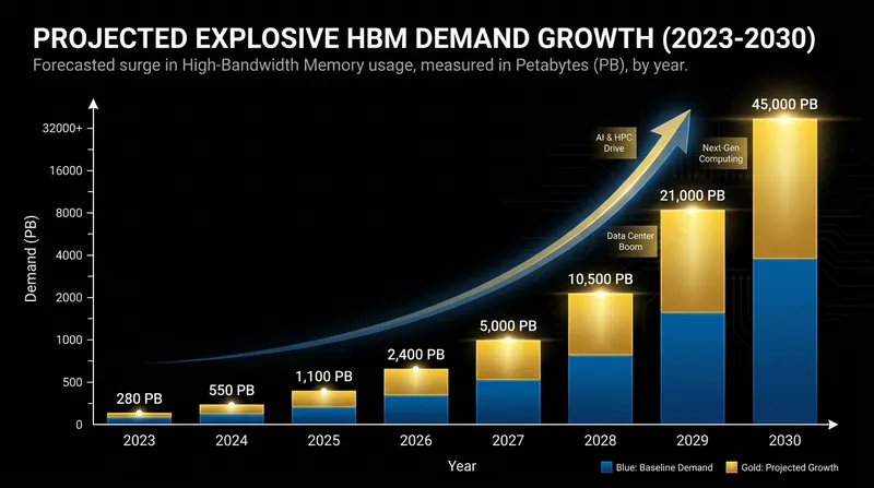 Demand for High-Bandwidth Memory has surged as AI models require faster data processing.
