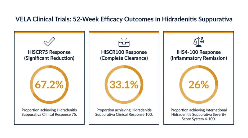Over 67 percent of trial participants saw major reductions in inflammatory lesions after one year of treatment.