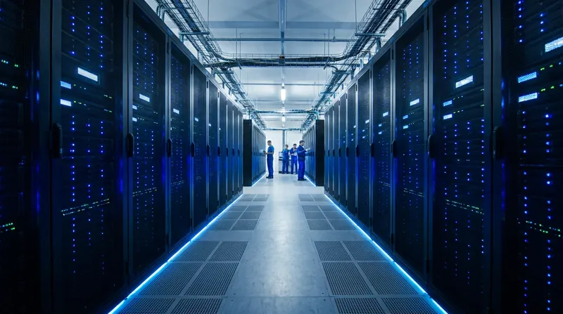 The low power draw of hardwired chips allows them to run in standard air-cooled server racks.
