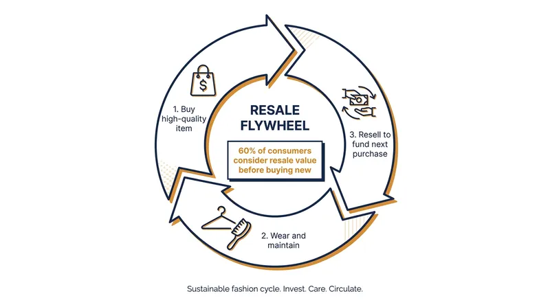 The 'Resale Flywheel' demonstrates how future resale value is increasingly dictating primary purchasing decisions.