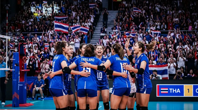 Host nation Thailand thrilled their home crowd in Bangkok with two crucial victories to escape the relegation zone.