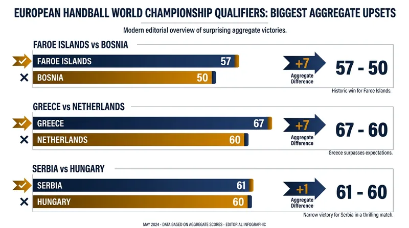 The European playoffs delivered historic upsets, eliminating several traditional contenders.