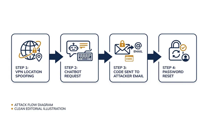 How attackers exploited the AI support bot to hijack accounts.