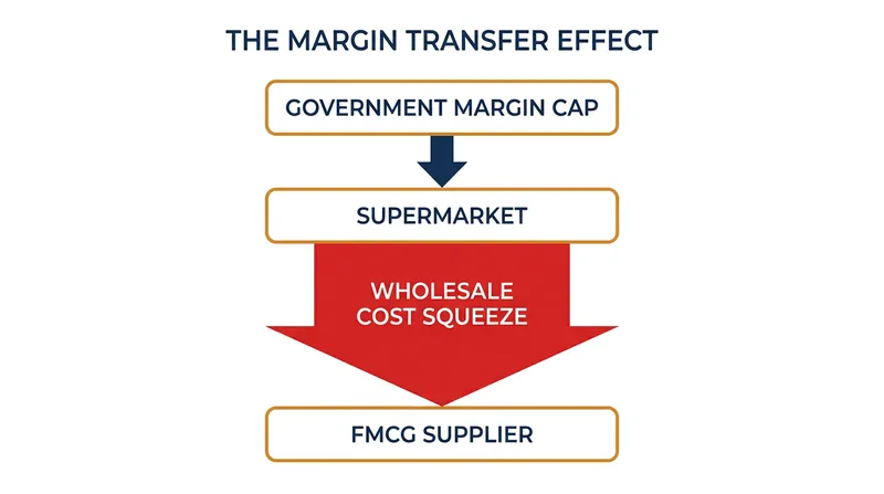 How retail margin caps can inadvertently squeeze upstream wholesale suppliers.