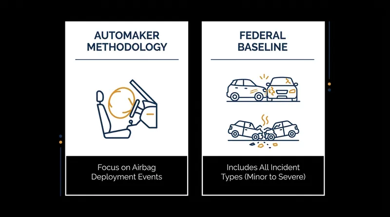Critics argue that comparing severe FSD crashes to all national crashes creates a misleading safety advantage.