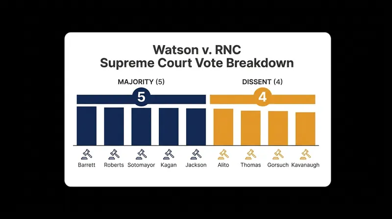Justice Amy Coney Barrett and Chief Justice John Roberts joined the court's liberal wing to form the majority.