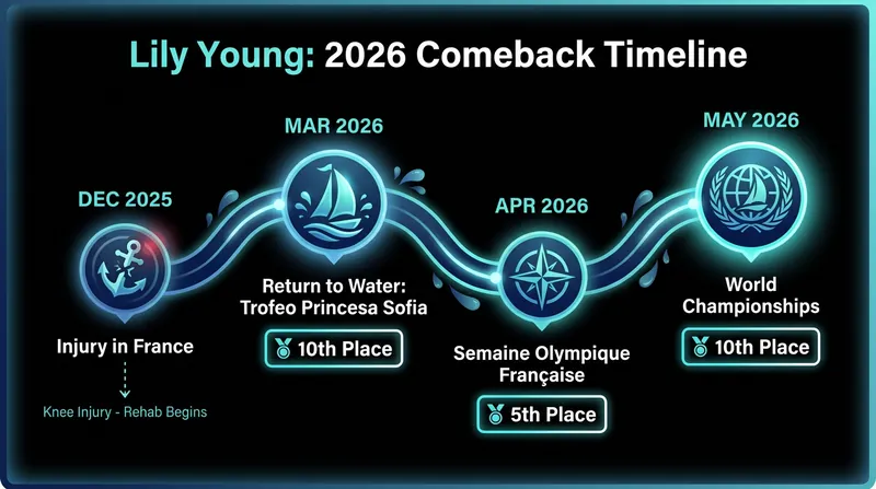 Lily Young's rapid return to elite competition in early 2026.
