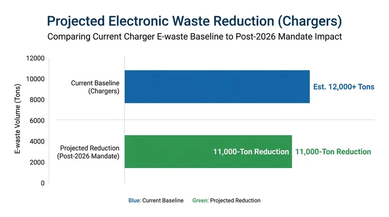 The unbundling rule is expected to eliminate 11,000 tons of e-waste annually.