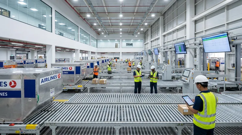 Advanced sorting facilities are digitizing their operations to handle the sudden influx of domestic air freight.