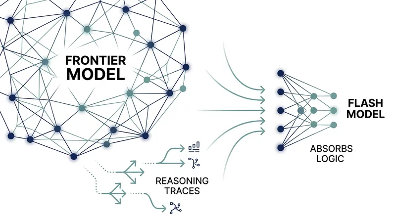 Through targeted distillation, smaller models learn the logical pathways of massive models without needing to memorize the entire internet.
