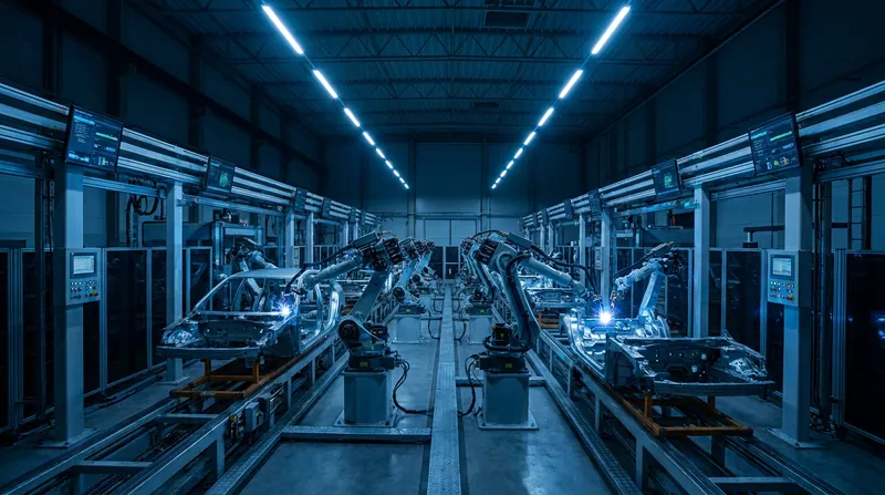 Overseas competitors are pioneering 'dark factories' that operate with virtually zero human intervention.