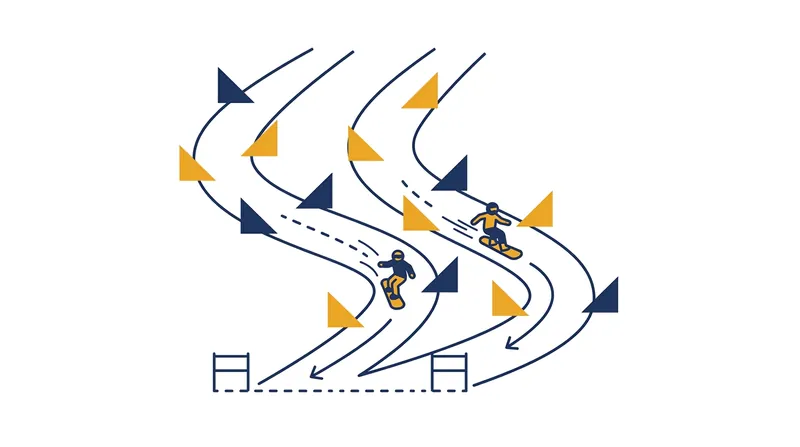 Unlike judged freestyle events, parallel giant slalom is a pure, objective race against the clock and a direct competitor.