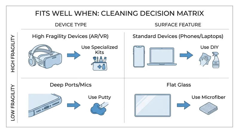 Choosing the right maintenance method depends entirely on the physical architecture of your devices.