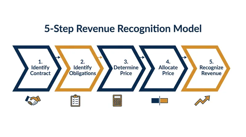 ASC 606 and IFRS 15 replaced industry-specific rules with a universal five-step model.