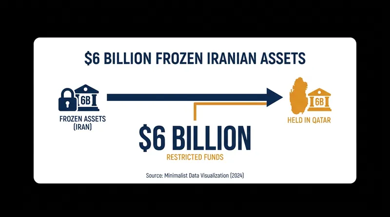 The unfreezing of $6 billion in assets remains a primary objective for the Iranian delegation in Qatar.