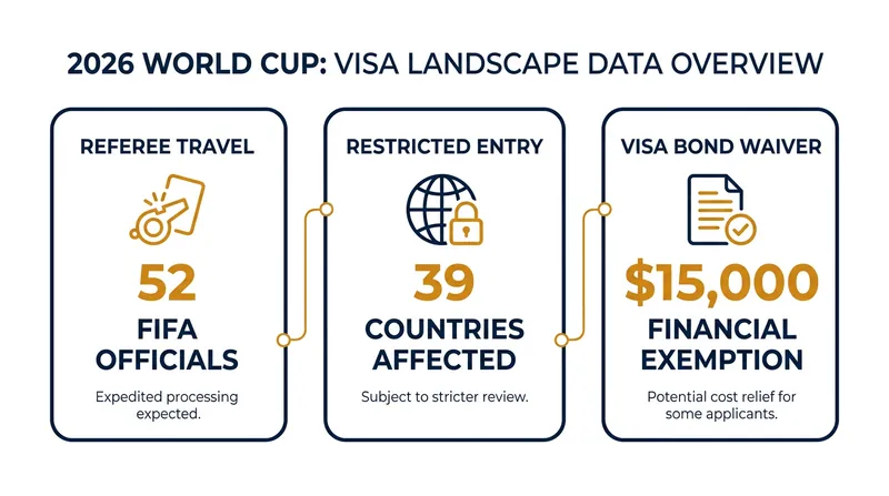 Key figures highlighting the intersection of the World Cup and U.S. immigration policy.