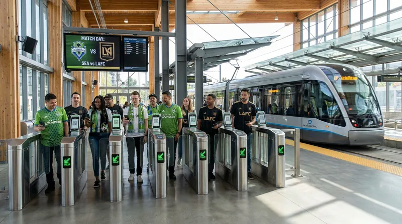 Integrated digital transit passes have successfully shifted tens of thousands of fans onto public transportation.