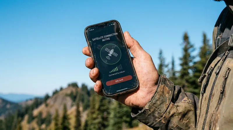 Native satellite messaging interfaces are now built directly into operating systems like Android 15 and iOS 18.